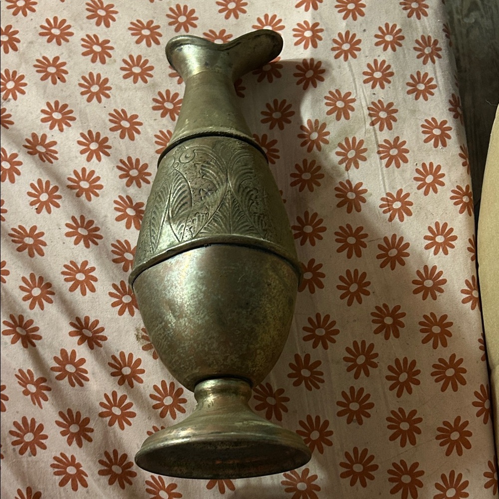 Vintage Brass Decorative Vase